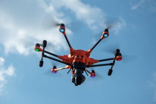drone con cámara térmica