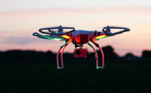 Drone para cámara deportiva